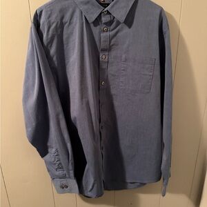 Van Heusen Classic Blue Casual Shirt